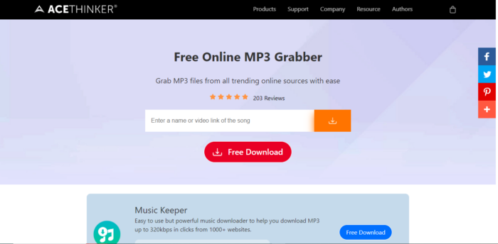 AceThinker MP3Juice Downloader