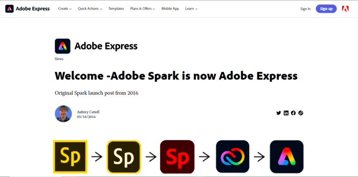 Adobe Spark