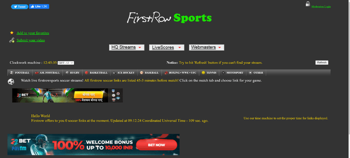 FirstRowSports