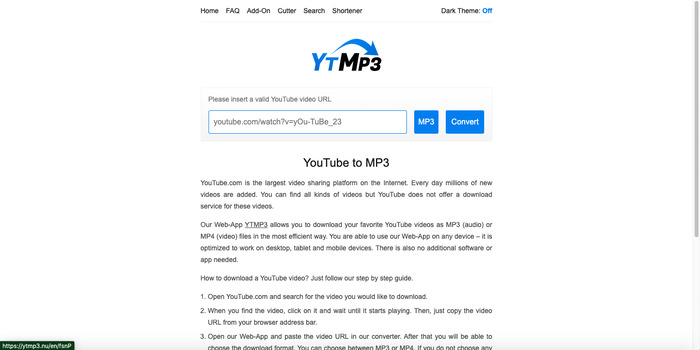 Free YouTube to MP3 Converter