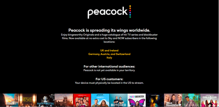 Peacock TV