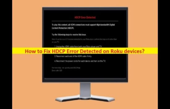 HDCP Error in Roku