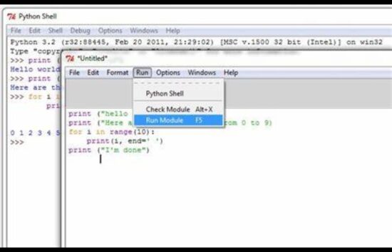 Python run script as module command