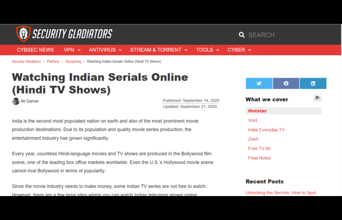 Watch Indian TV Serials Online