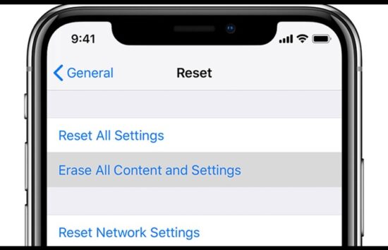 Factory Reset Your iPhone