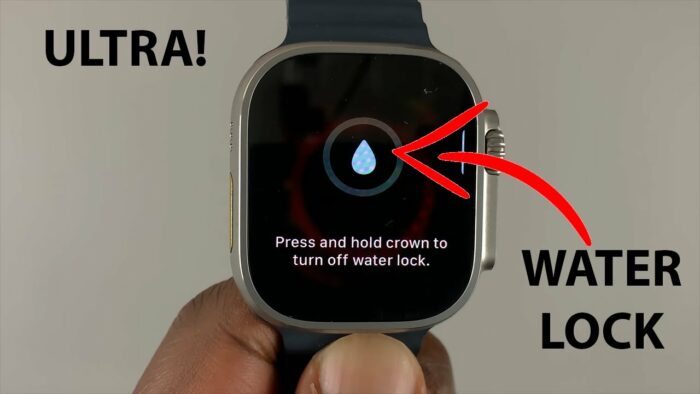 How To Eject Water From Your Apple Watch Using the Water Lock Feature