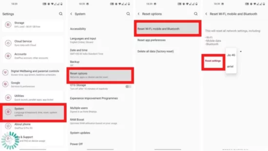 How to Reset Network Settings on Android 11 devices