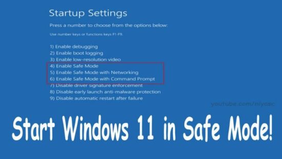 Lenovo Safe Mode in Windows 11