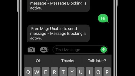 Message Blocking is Active iPhone