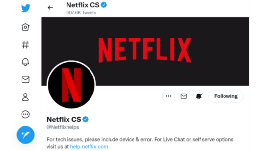 Netflix Ends Customer Support on Twitter