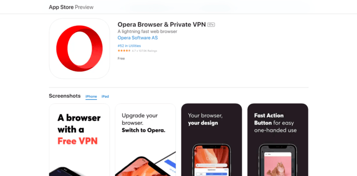 Opera’s App Store