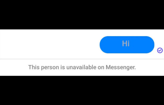 this person is unavailable on messenger