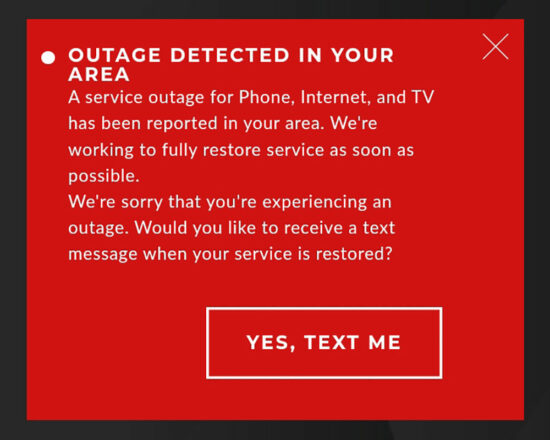 Check for Service Outage