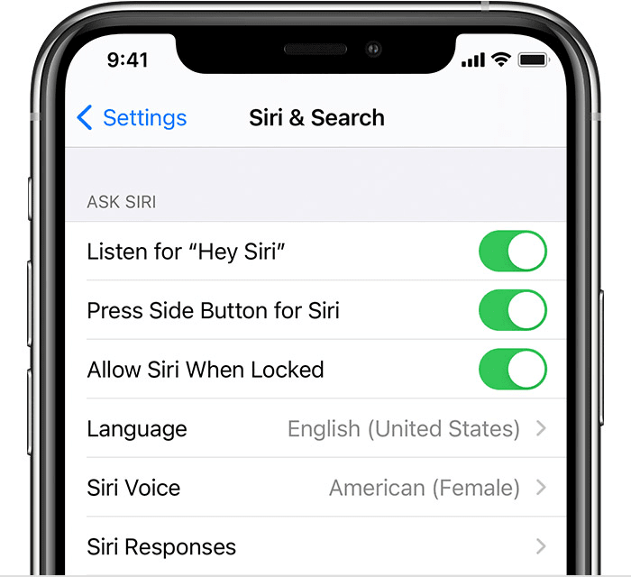 Check if 'Hey Siri' is Enabled