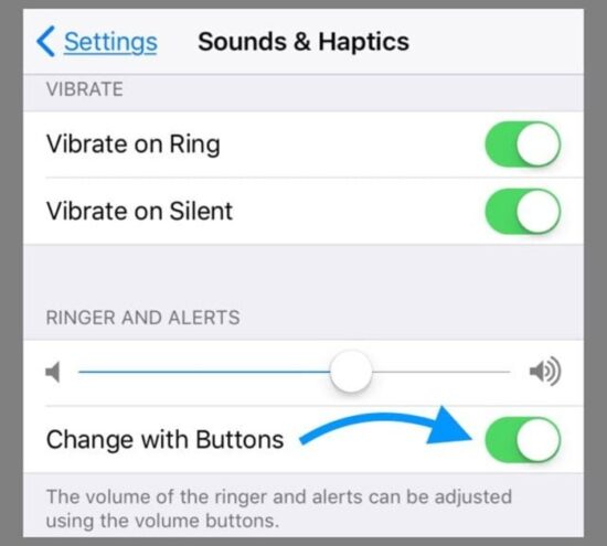 Ensure Volume Buttons Control Ringer