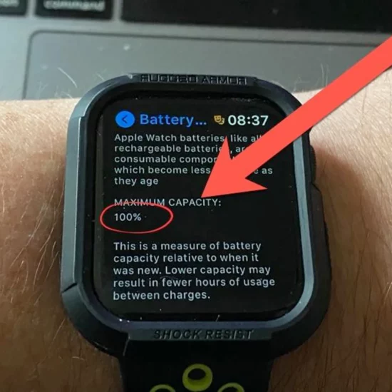 Ensure Your Apple Watch has Sufficient Battery
