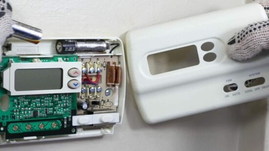 HONEYWELL THERMOSTAT CIRCUIT BOARD CLEANING