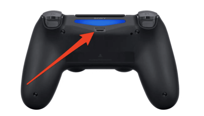 PS4 controller charging port