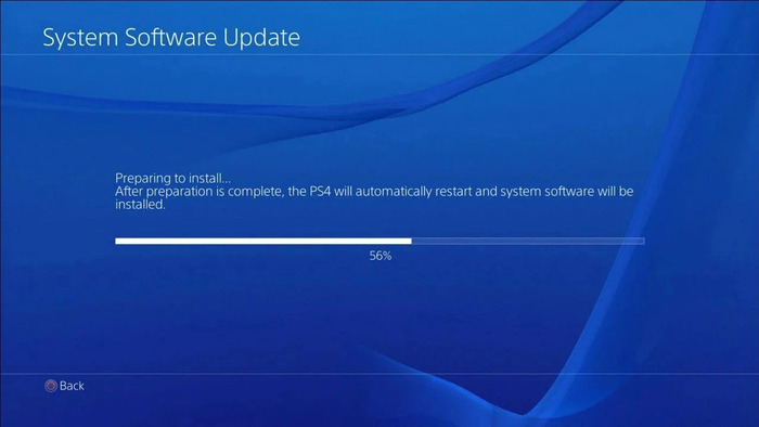 PS4 firmware update
