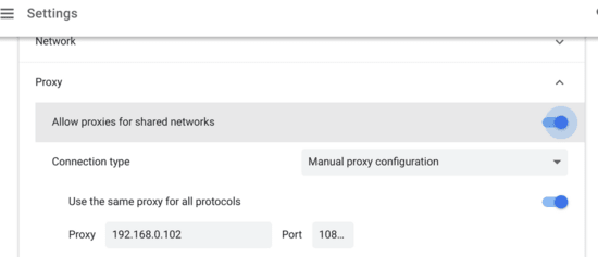 Check the Network Firewall and Proxy Settings