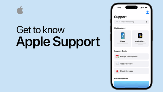 Reach out to Apple Support
