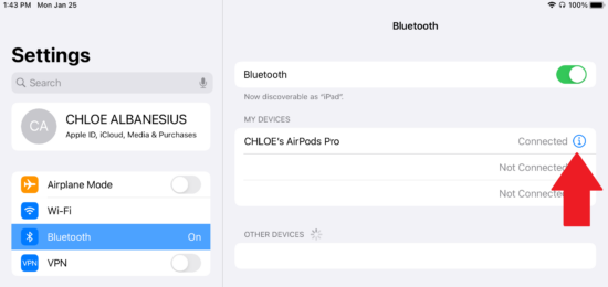 SOLUTION 4: Disable Bluetooth and Reconnect