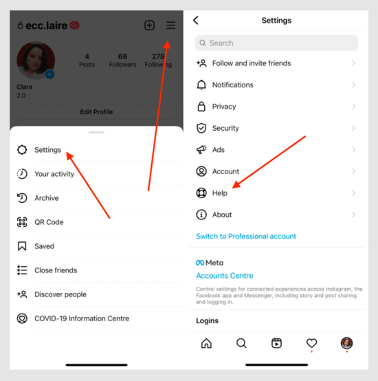 SOLUTION 7 Contact Official Instagram Support