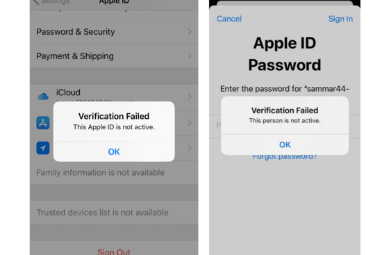 The Significance of Rectifying Apple ID not active