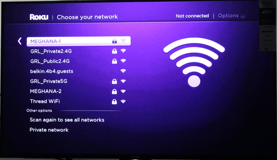 roku tv not connecting to wifi