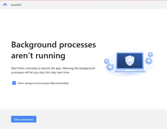 Case Study: When Does the NordVPN Background Process Not Running Error Happen