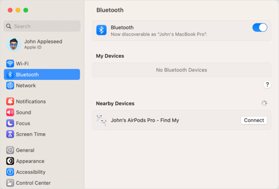 Check Bluetooth Connections
